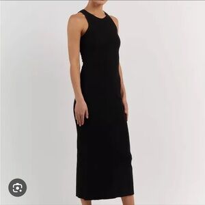 DISSH JENNA BLACK KNIT DRESS
